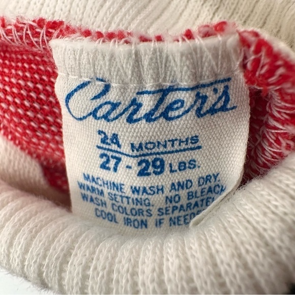 Vintage Carter’s Red Short Sleeve Romper 24 months - Picture 4 of 4